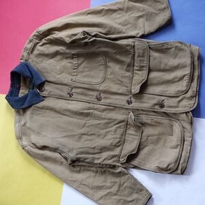 Vintage J.  Crew Oversized Military Cargo Barn Jacket